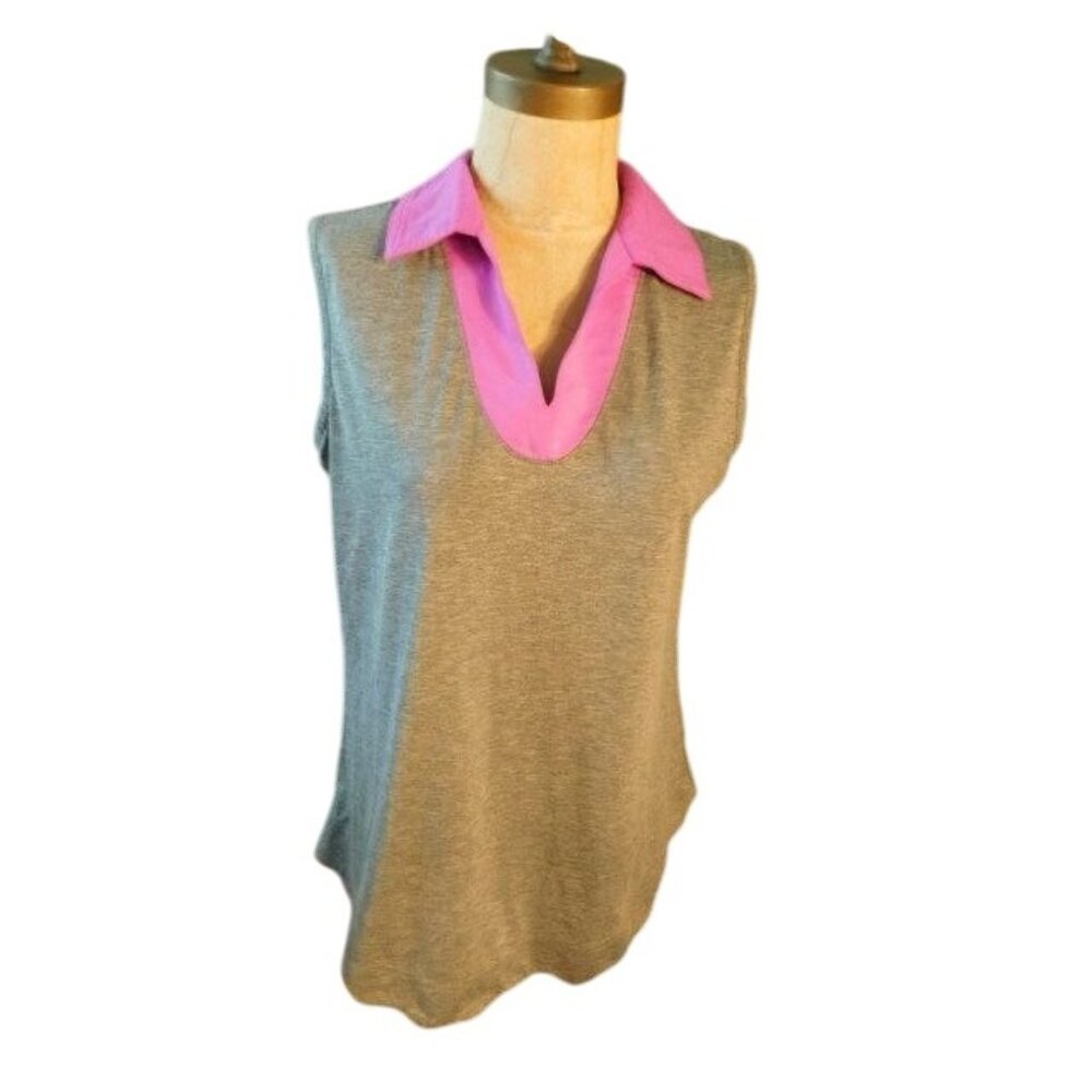 Jofit Size L Large  Collared Golf Tennis Pickleball Top Sporty